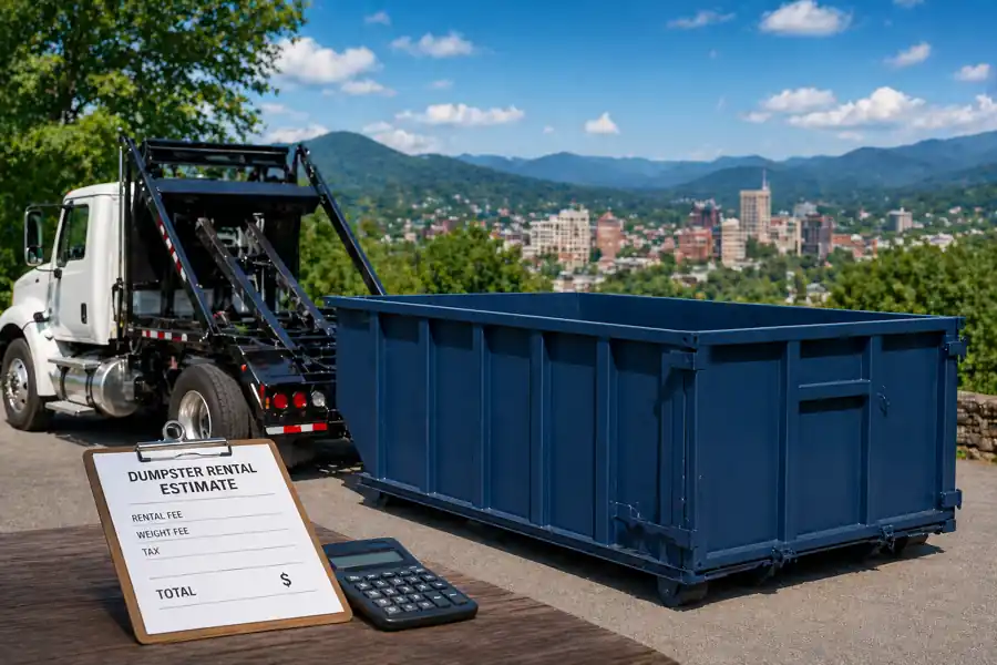 1 Dumpster Rental in Asheville, NC - Same-Day Roll-Offs Done Right 1 Affordable dumpster rental in asheville